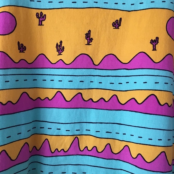 Nooworks Cactus Southwestern Dress L *RARE* - Picture 7 of 13